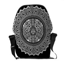 Arabesque Peace Rickshaw Messenger Bag