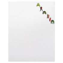 Arabia Chili Peppers Customized Letterhead