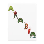 Arabia Chili Peppers Post Card