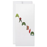 Arabia Chili Peppers Rack Cards