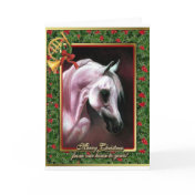 Arabian Horse Blank Christmas Card