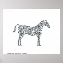 ARABIAN HORSE by NICHOLAS       MINIFACES Posters