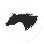 Arabian Horse Head Sticker