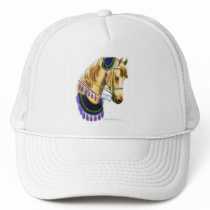 Arabian Horse in Costume Mesh Hat