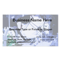 arabian horse jumping blue posterized business card templates