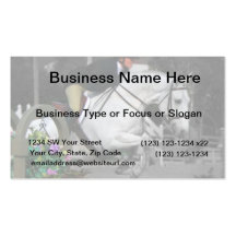 Arabian Horse Jumping Business Card