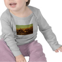 Arabian Horsemen Near A Watering Place T-shirts