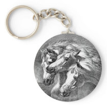 Arabian Horses Keychain