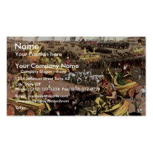 Arabian Nights' Entertainment And Spectacular Business Card Template