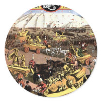 Arabian Nights' Entertainment And Spectacular Round Stickers