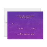 Arabian Nights RSVP Response Cards Custom Invites