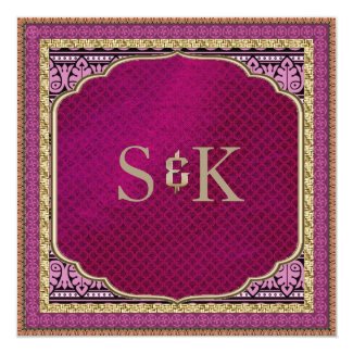 Arabian Nights Wedding Invitation ID192