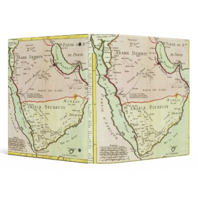 Arabian Peninsula, Saudi Arabia 3 Ring Binder by davidrumsey