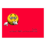 Arabic Allergy Info card - Peanut Business Cards