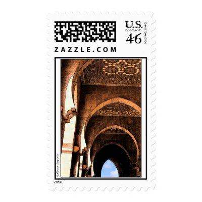 Arabic Architecture Postage Stamp by 2lpzstudioPhoto