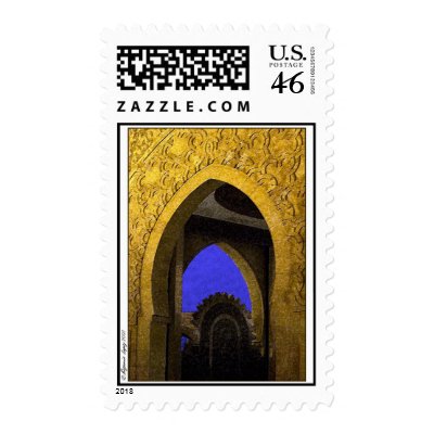 Arabic Architecture Postage by 2lpzstudioPhoto