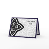 Arabic oriental greeting card card