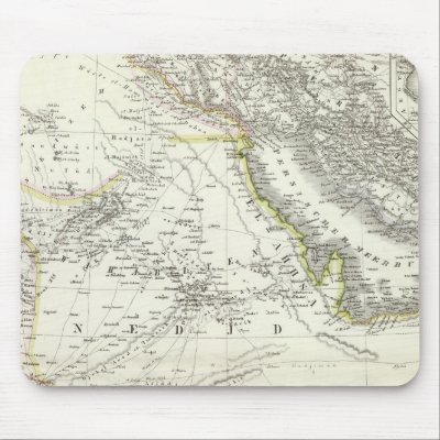 Arabien - Arabian Peninsula Mousepads by davidrumsey