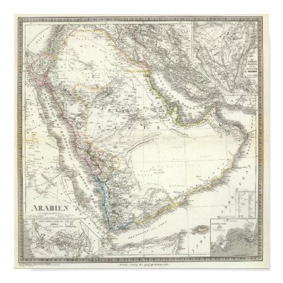 Arabien - Arabian Peninsula by davidrumsey