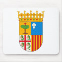 Aragon Coat of Arms Mousepad by FlagTshirts Aragon Coat of Arms Mousepad