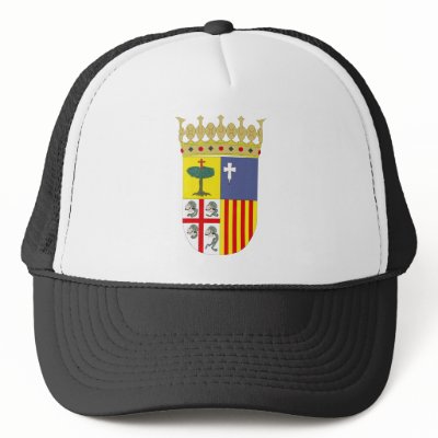 Aragón Coat of Arms Official Spain Symbol Heraldry Hats by inquester