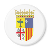 Aragón Coat of Arms Official Spain Symbol Heraldry Refrigerator Magnets