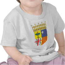 Aragón Coat of Arms Official Spain Symbol Heraldry Tshirts