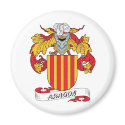 Aragon Family Crest magnets by coatsofarms Aragon Family Crest magnets