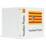 Aragón flag vinyl binder