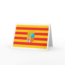 Aragon Flag Greeting Card