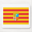 Aragon Flag Mousepad by FlagTshirts Aragon Flag Mousepad
