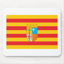 Aragon Flag Mousepad by FlagTshirts Aragon Flag Mousepad