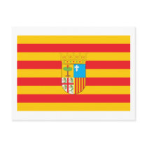 Aragon Flag Postcard