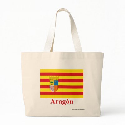 Aragón flag with name bag by Vexillophile