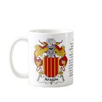Aragon, the Origin, the Meaning and the Crest Mug