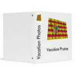 Aragón waving flag binders