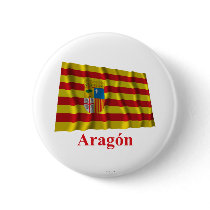 Aragón waving flag with name buttons