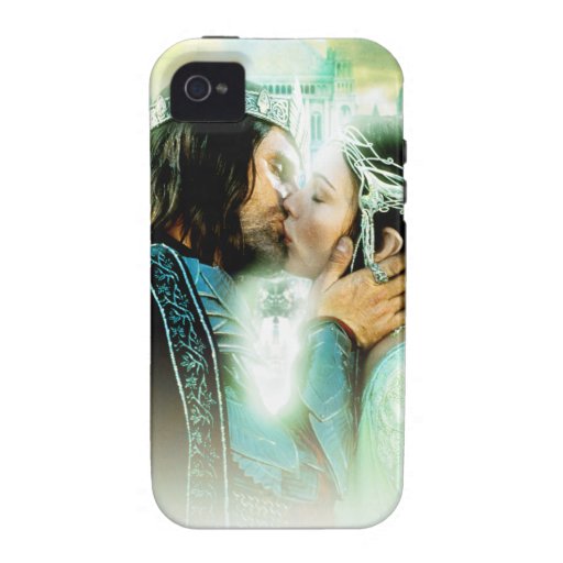 Aragorn and Arwen Kiss Vibe iPhone 4 Covers