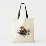 Aragorn Riding a Horse Vector Collage Canvas Bag