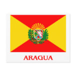 Aragua Flag with Name Post Cards
