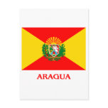 Aragua Flag with Name Postcards