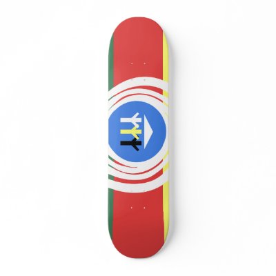 Araguaina Tocantins, Brazil Skate Board Deck by bestflag