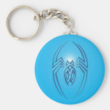 Araña del hierro - azul clara llaveros personalizados
