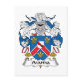 Aranha Family Crest Post Cards