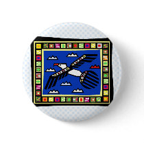 Arapaho Albatross Button