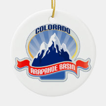 Arapahoe Basin Colorado Christmas Ornaments