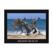 arashi beach 2 postcard
