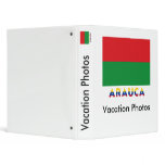 Arauca Flag with Name Vinyl Binder