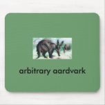 arbitrary aardvark mouse pad