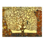 Árbol de Gustavo Klimt de la postal de la vida